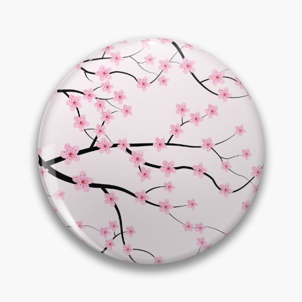 Item preview, Cute Sakura Cherry Blossom Pattern on Light Pink designed and sold by humnoo.