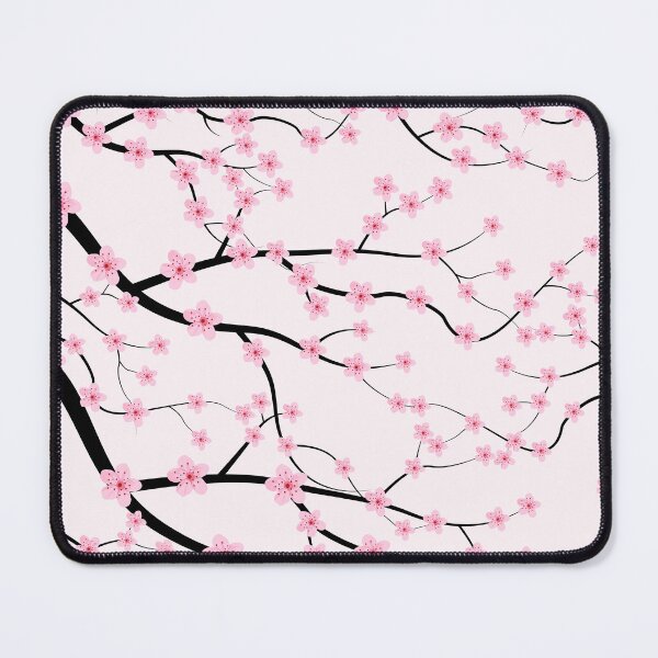 Item preview, Cute Sakura Cherry Blossom Pattern on Light Pink designed and sold by humnoo.