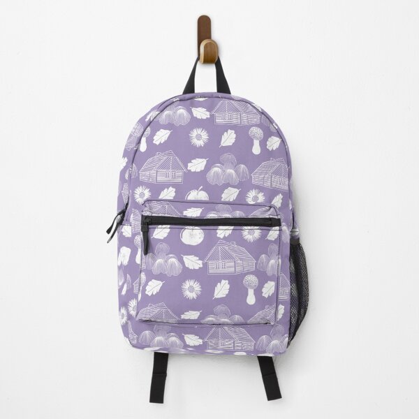 Item preview, Cottage life, an autumnal pattern inspired by the Czech countryside,lilac designed and sold by Naty Design Prague.