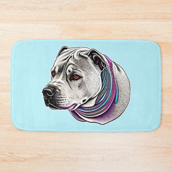 Item preview, Colorful Dog Pit Bull designed and sold by AnimPet.