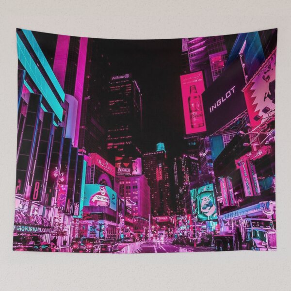 Item preview, Surreal Nights in Neon New York: Time Square Spectacle designed and sold by trendarmy.