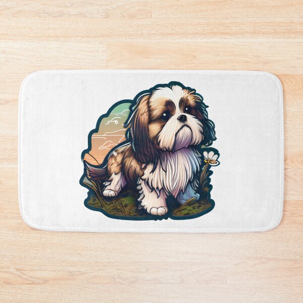 Item preview, Shitzu Dog Sticker designed and sold by EireTV.