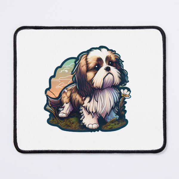 Item preview, Shitzu Dog Sticker designed and sold by EireTV.