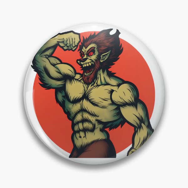 Artikelvorschau, Buff Swole Werwolf entworfen und verkauft von Inky-Spiration.