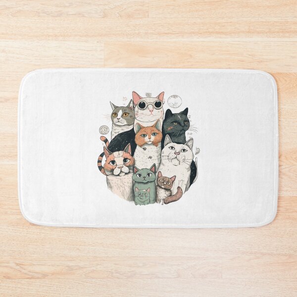 Item preview, Doodle cats designed and sold by AZAZEL54.