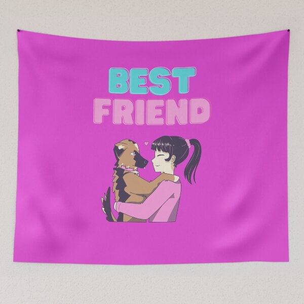 Item preview, Best Friend Girl and Her dog designed and sold by VersoShopping.