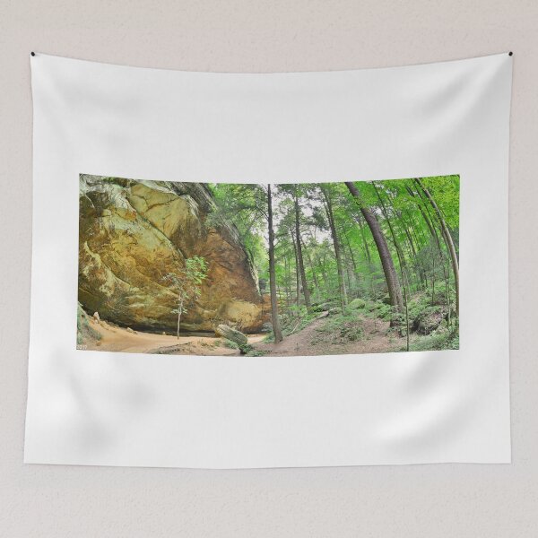 Item preview, Ash Cave Panorama At Hocking Hills Ohio designed and sold by LisaWootenPhoto.