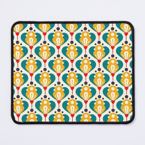 Item preview, 2723 D - modern midcentury flowers pattern designed and sold by RouCouCou.
