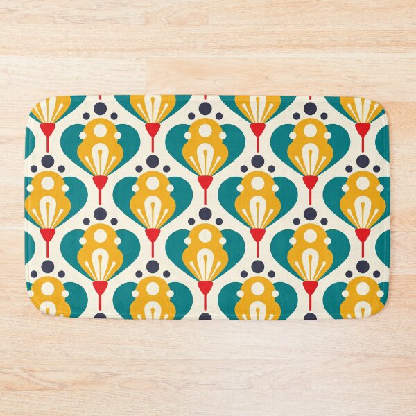 Item preview, 2723 D - modern midcentury flowers pattern designed and sold by RouCouCou.