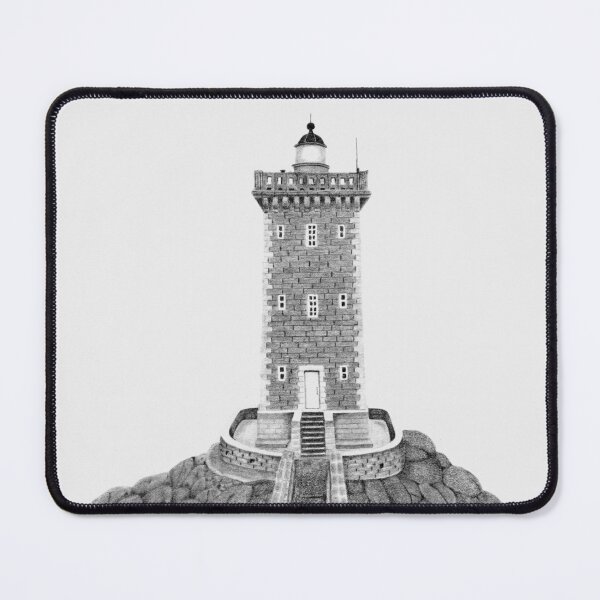 Item preview, Phare De Kermorvan Lighthouse designed and sold by PatriciaHiltz.