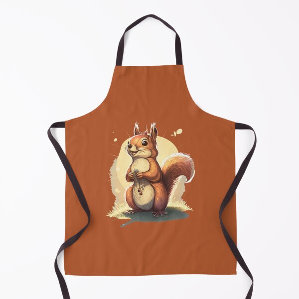 Item preview, Happy Squirrel Collecting Hazelnuts designed and sold by zzibel.