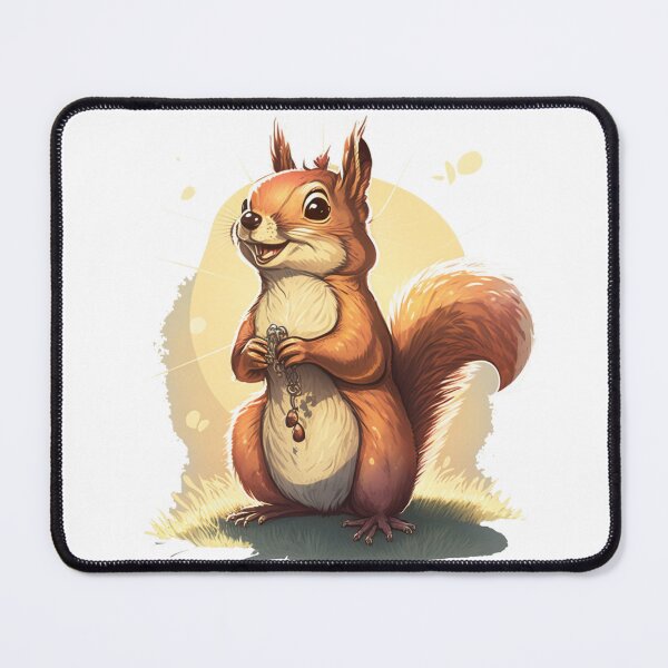 Item preview, Happy Squirrel Collecting Hazelnuts designed and sold by zzibel.