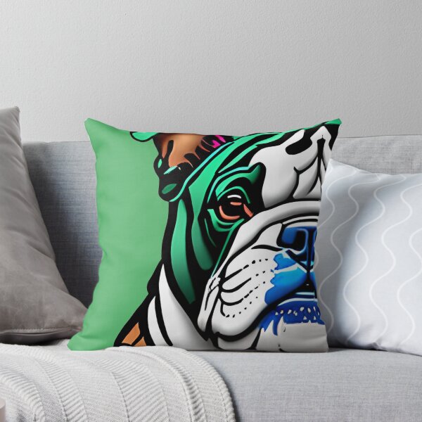 Item preview, pitbull perro colorido designed and sold by AnimPet.