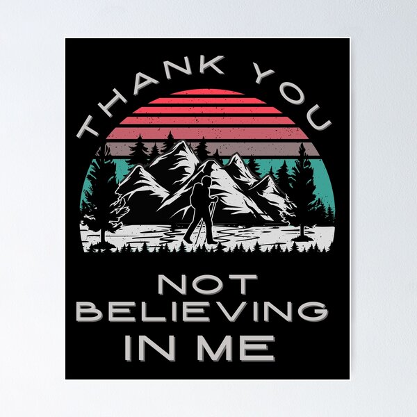 Item preview, Thank You for not Believing in Me classic t shirt  designed and sold by zeesquare.