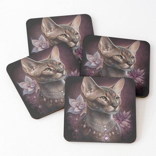 Item preview, Abyssinian Cat Elegance designed and sold by Nocturne  Paws.