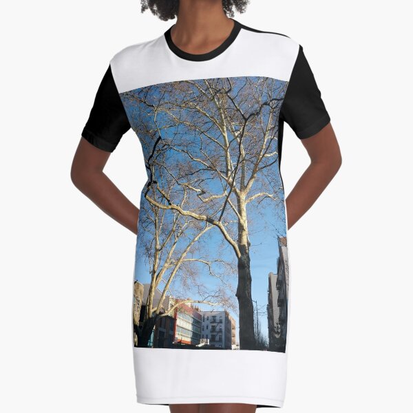 Tree Graphic T-Shirt Dress