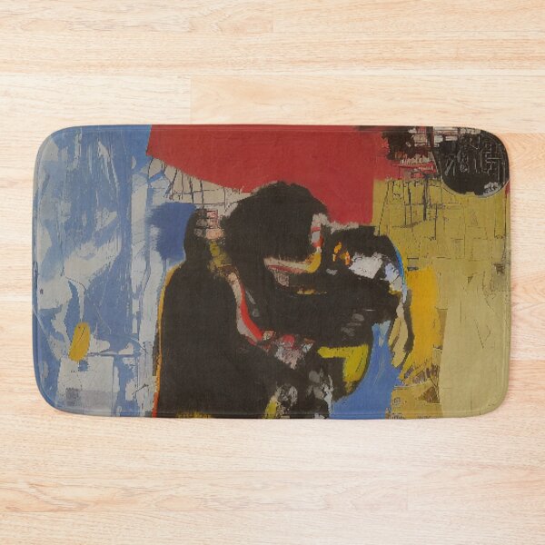 Item preview, The Passionate Embrace: An Expressionistic Street Art Portrait designed and sold by ArtazaBazaar.
