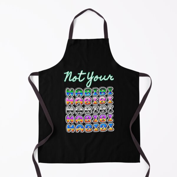Item preview, Not Your Habibi Lovely Funny Quote Arabic Text designed and sold by Dodern.