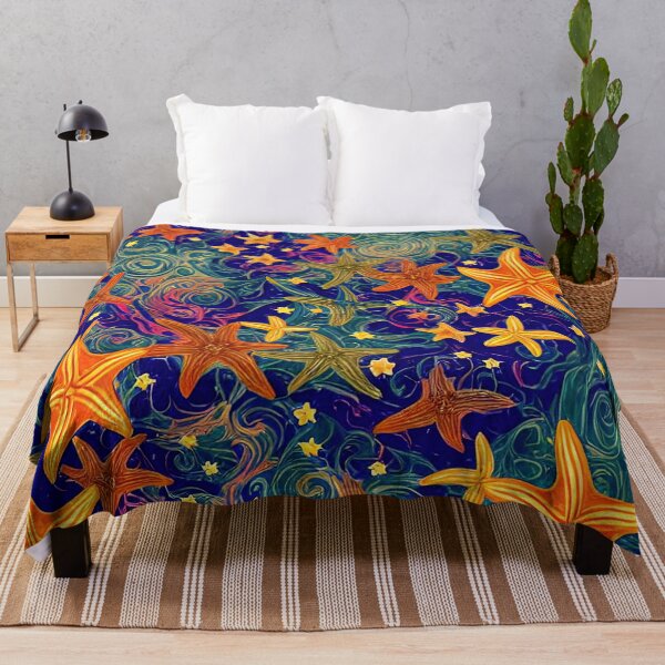 Item preview, Starfish Pattern Painting. Tropical Theme - VII designed and sold by Sowari-Pillows.