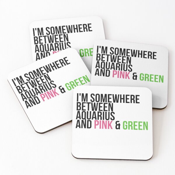 Item preview, Somewhere Between Aquarius and Pink & Green Sorority Paraphernalia designed and sold by GLifestyle.