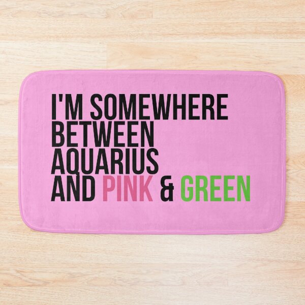 Item preview, Somewhere Between Aquarius and Pink & Green Sorority Paraphernalia designed and sold by GLifestyle.