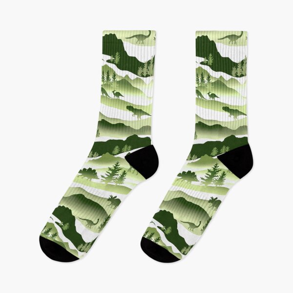 Item preview, Whimsical Dino Wilderness - Green designed and sold by TigaTiga.