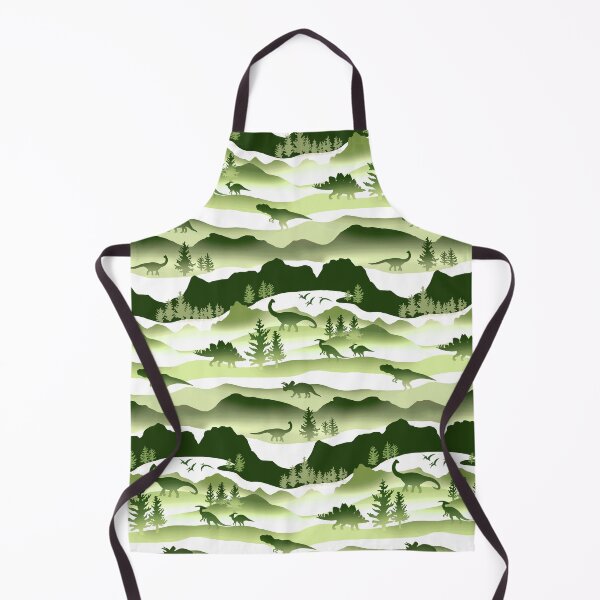 Item preview, Whimsical Dino Wilderness - Green designed and sold by TigaTiga.