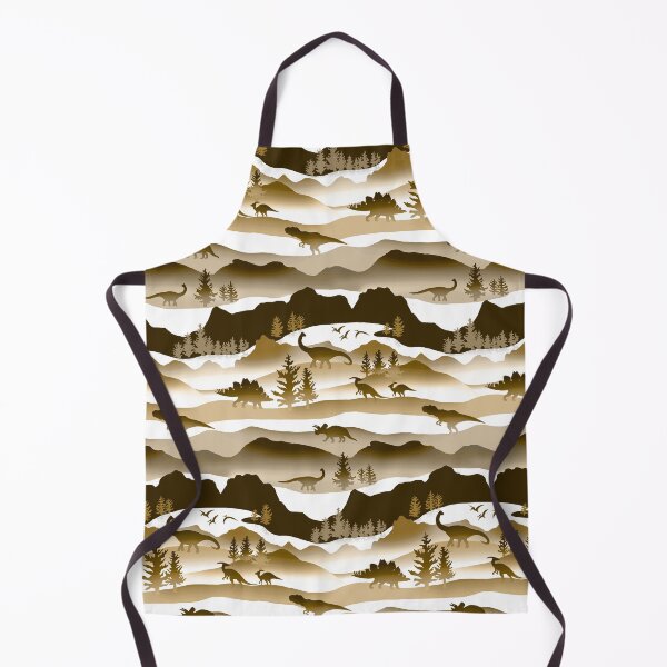 Item preview, Whimsical Dino Wilderness - Brown designed and sold by TigaTiga.