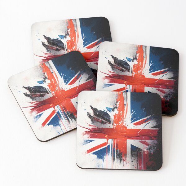 Item preview, British Flag - abstract designed and sold by Tomasz Zawada.