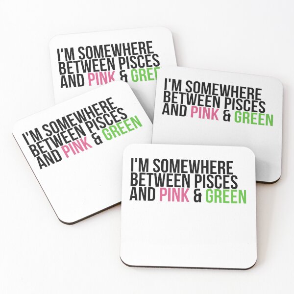 Item preview, Somewhere Between Pisces and Pink & Green Sorority Paraphernalia designed and sold by GLifestyle.