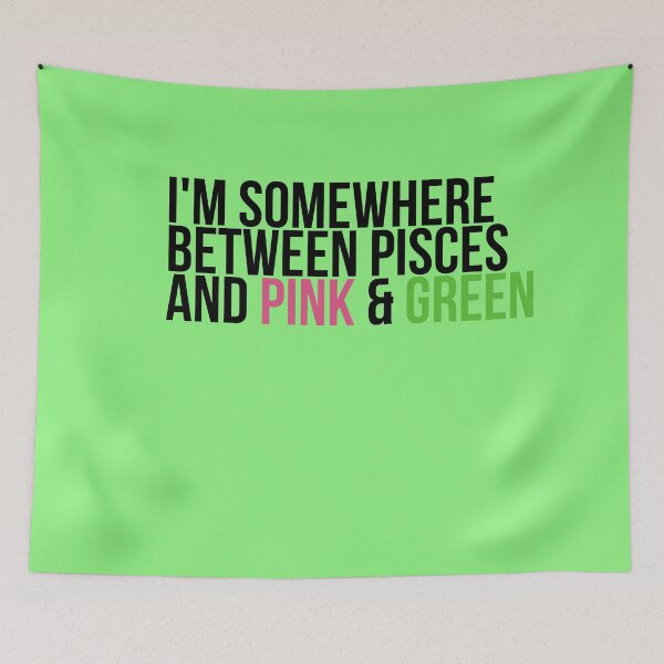 Item preview, Somewhere Between Pisces and Pink & Green Sorority Paraphernalia designed and sold by GLifestyle.