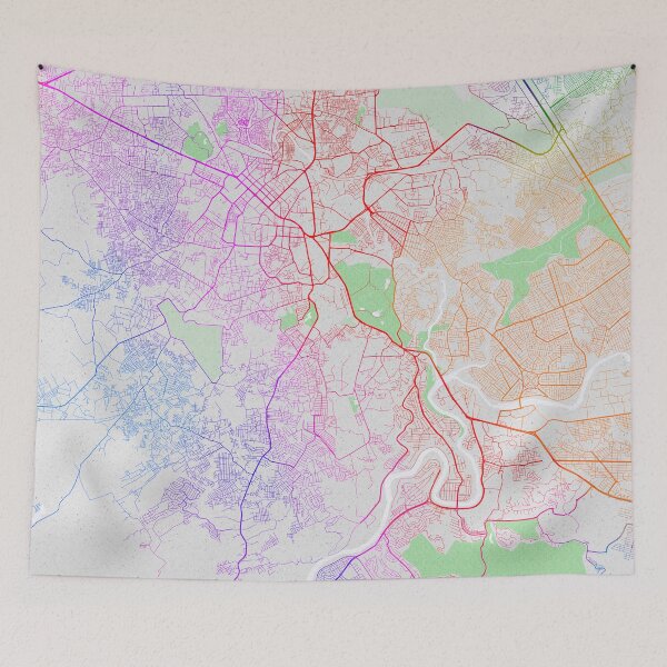 Item preview, Rawalpindi City Map of Punjab, Pakistan - Colorful designed and sold by deMAP.