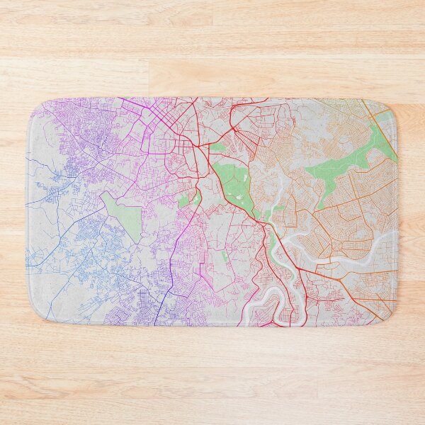 Item preview, Rawalpindi City Map of Punjab, Pakistan - Colorful designed and sold by deMAP.