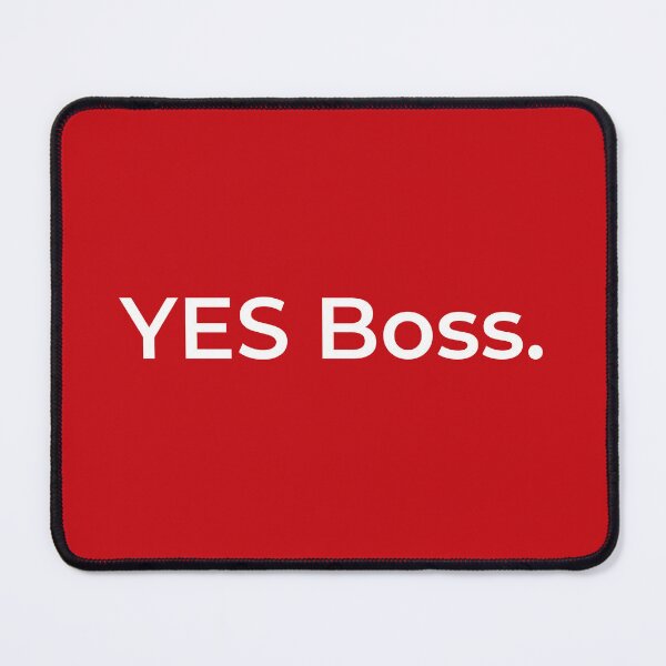 Item preview, YES Boss. (red) designed and sold by ArtifyAvangard.