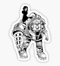 Bioshock - Big Daddy and little sister Sticker