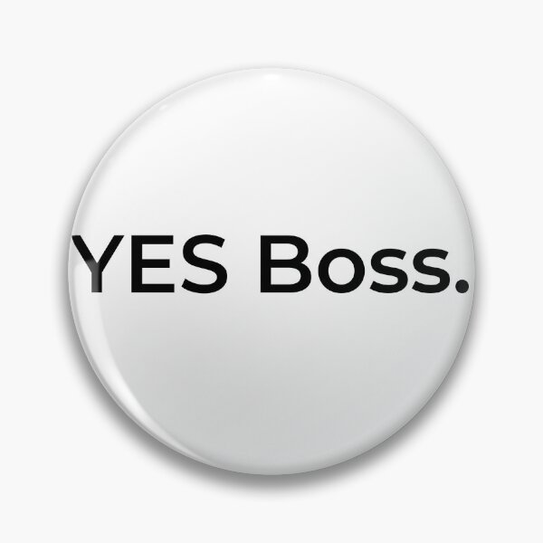 Item preview, YES Boss. (white) designed and sold by ArtifyAvangard.