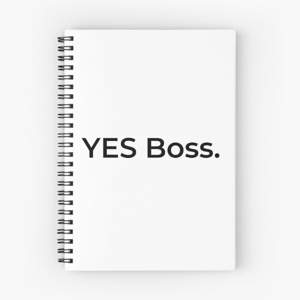 Item preview, YES Boss. (white) designed and sold by ArtifyAvangard.