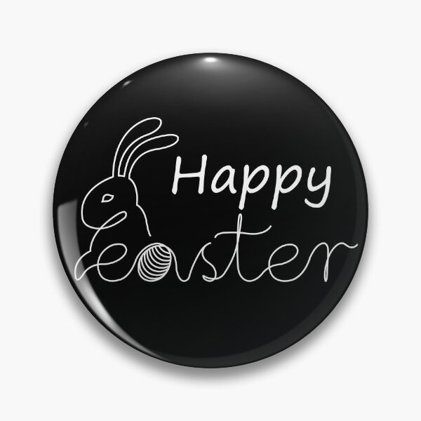 Item preview, Happy Easter one line bunny head original artwork designed and sold by paragonDesign28.