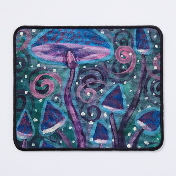 Item preview, Cute Cottagecore Mushrooms, magical landscape designed and sold by LaineFinch.