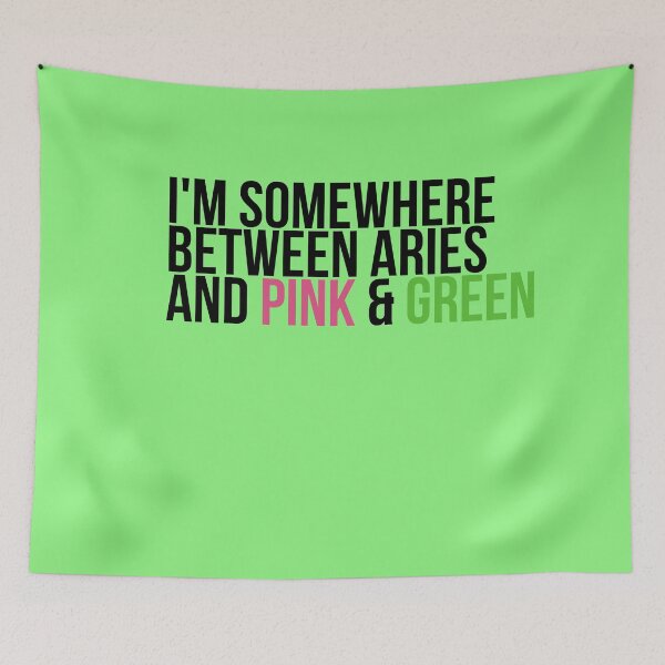 Item preview, Somewhere Between Aries and Pink & Green Sorority Paraphernalia designed and sold by GLifestyle.