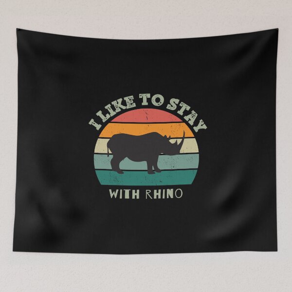 Item preview, I Like to Stay With Rhino designed and sold by SlimAwayhaha.