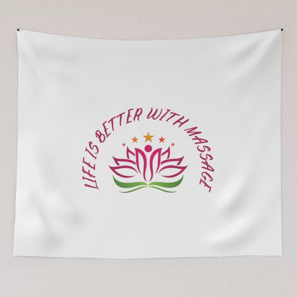 Item preview, life is better with massage 11 designed and sold by FLOWER--ART.