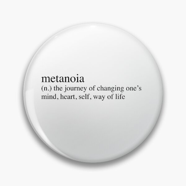 Item preview, "METANOIA" WORD MEANING DESIGN designed and sold by paulinkag.
