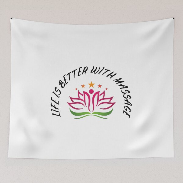 Item preview, life is better with massage 12 designed and sold by FLOWER--ART.