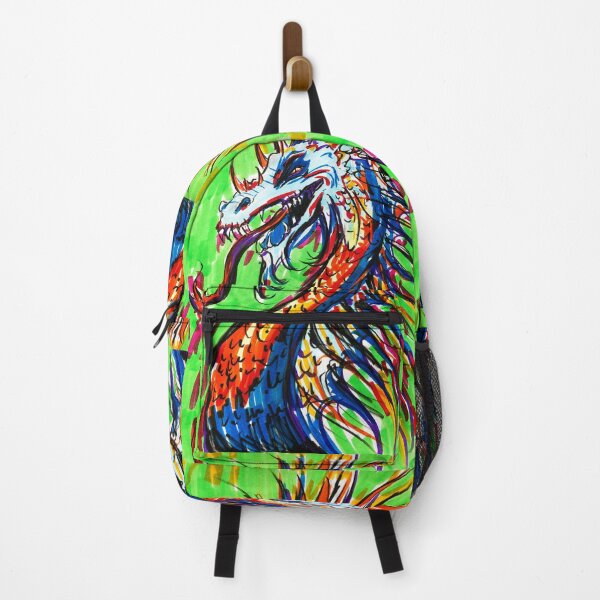 Item preview, Blue Orange Dragon designed and sold by ImpPrintsArt.