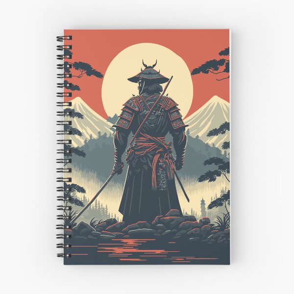 Item preview, Silhouette Samurai Warrior Moon designed and sold by HolidayBug.