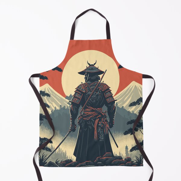 Artikelvorschau, Schattenbild-Samurai-Krieger-Mond entworfen und verkauft von HolidayBug.