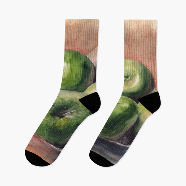 Item preview, Watercolor picture of some green apples designed and sold by MaryWatercolor.