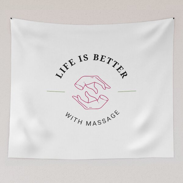 Item preview, life is better with massage 13 designed and sold by FLOWER--ART.