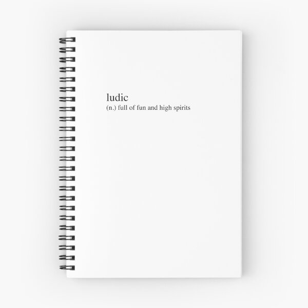 Item preview, "LUDIC" WORD MEANING DESIGN designed and sold by paulinkag.